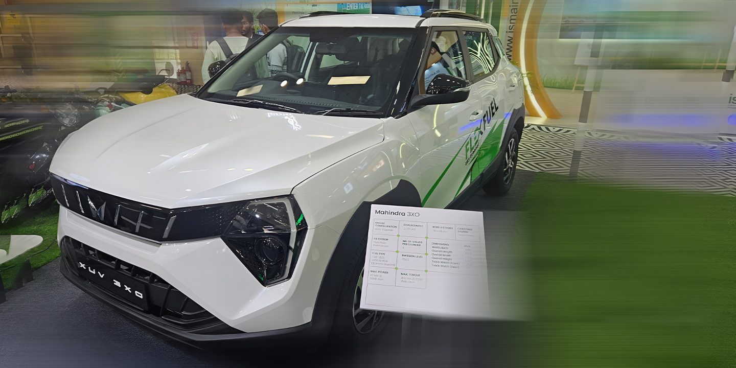 Flex fuel cars revealed at the bharat mobility expo