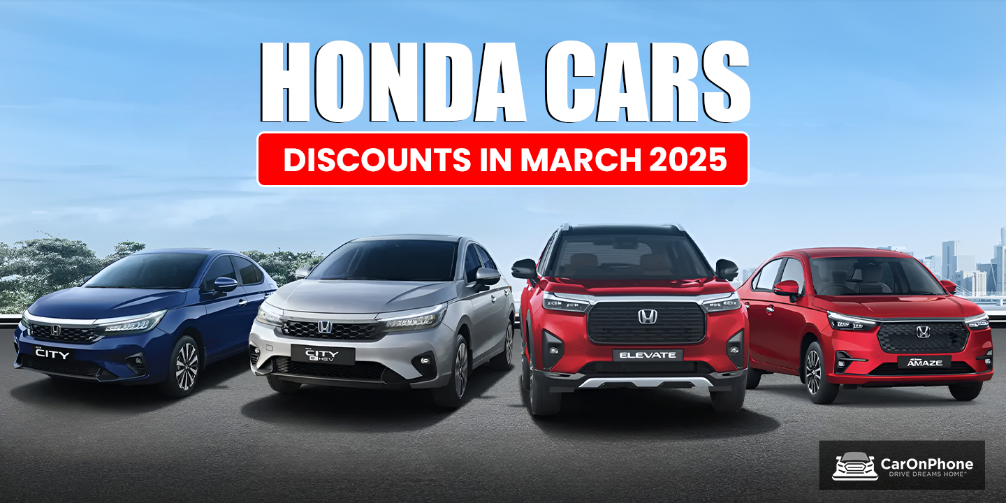 Honda Cars Discounts In March 2025