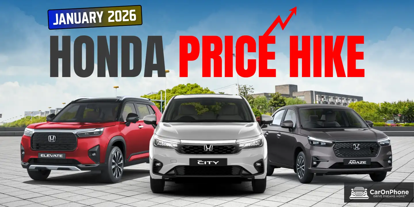 Honda Cars to Become More Expensive From January 2026