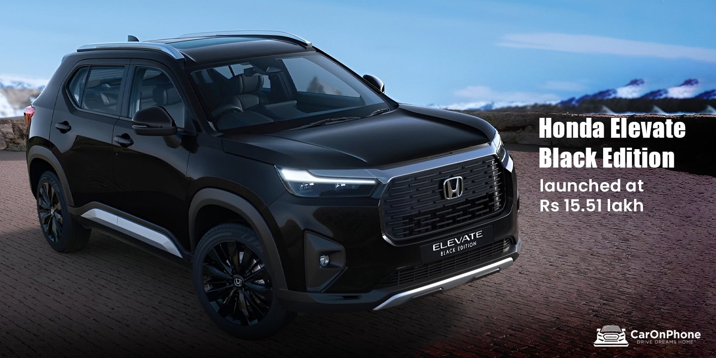 Honda Elevate Black Edition launched at Rs 15.51 lakh