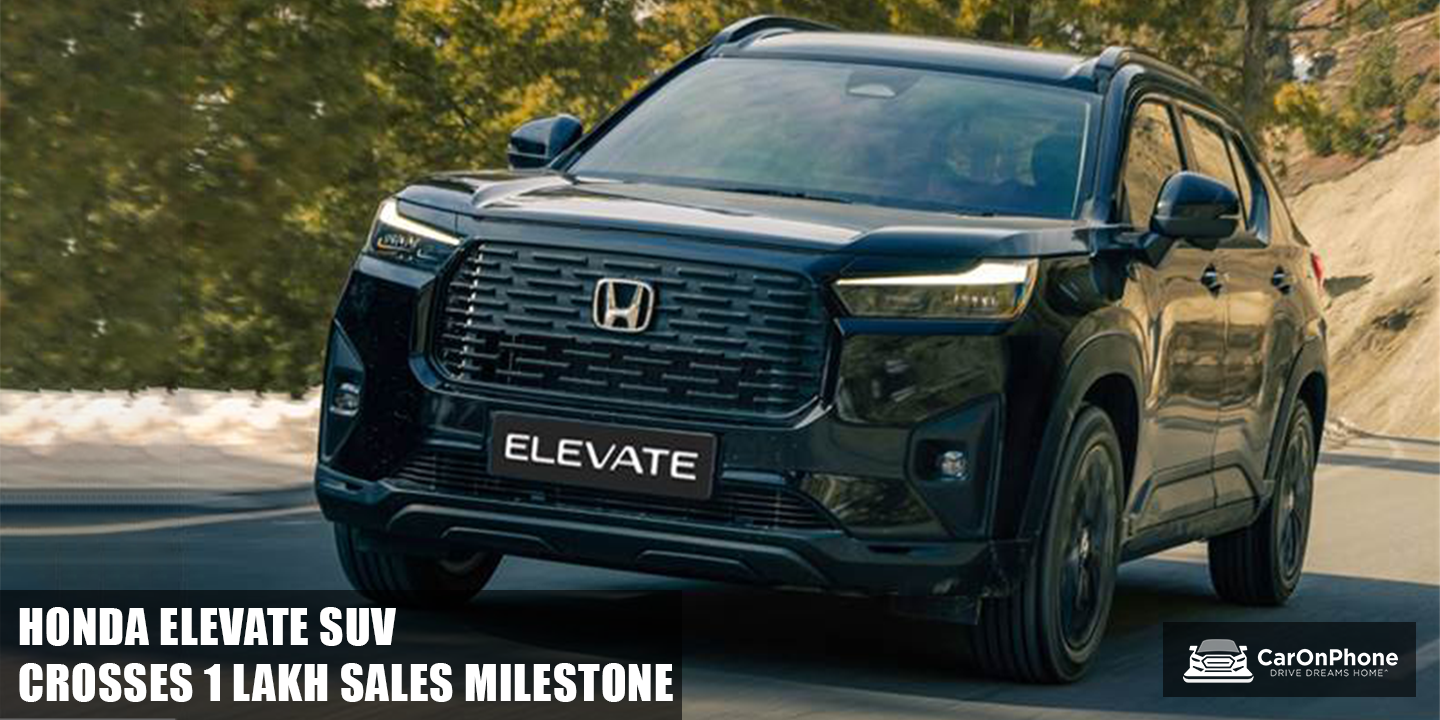 Honda Elevate SUV Crosses 100000 sales milestone, Across Domestic and Export Markets