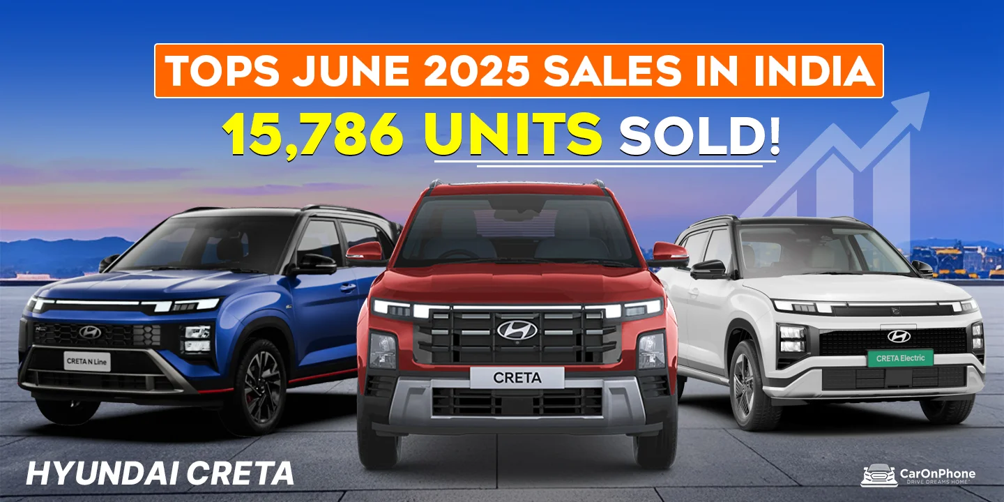 Hyundai Creta Tops June 2025 SUV Sales in India with 15,786 Units Sold!