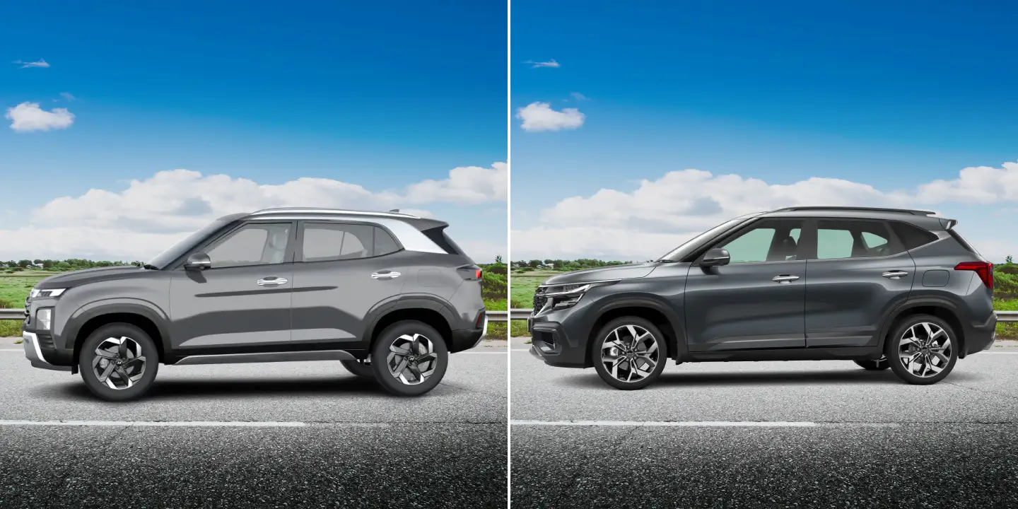 Hyundai Creta vs Kia Seltos Dimensions