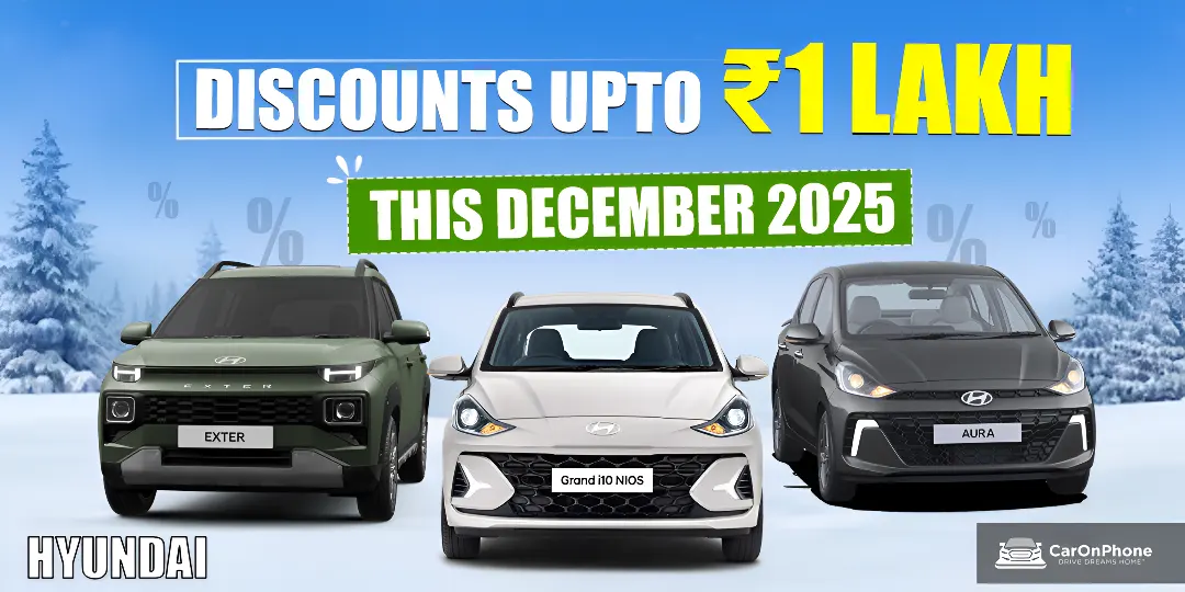 Hyundai Discounts December 2025: Upto Rs 1 Lakh On i20, Exter, Grand i10 Nios Cover