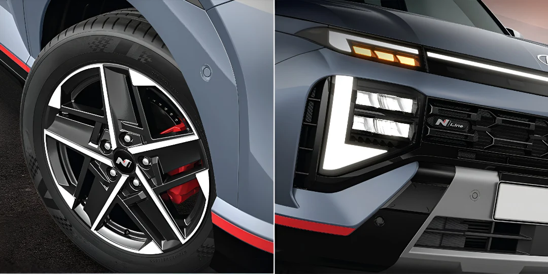 2025 Hyundai Venue N Line Revealed, Bookings Open, Here's What This Sporty Compact SUV Will Offer! 4 Hyundai Venue N Line Exterior highlights