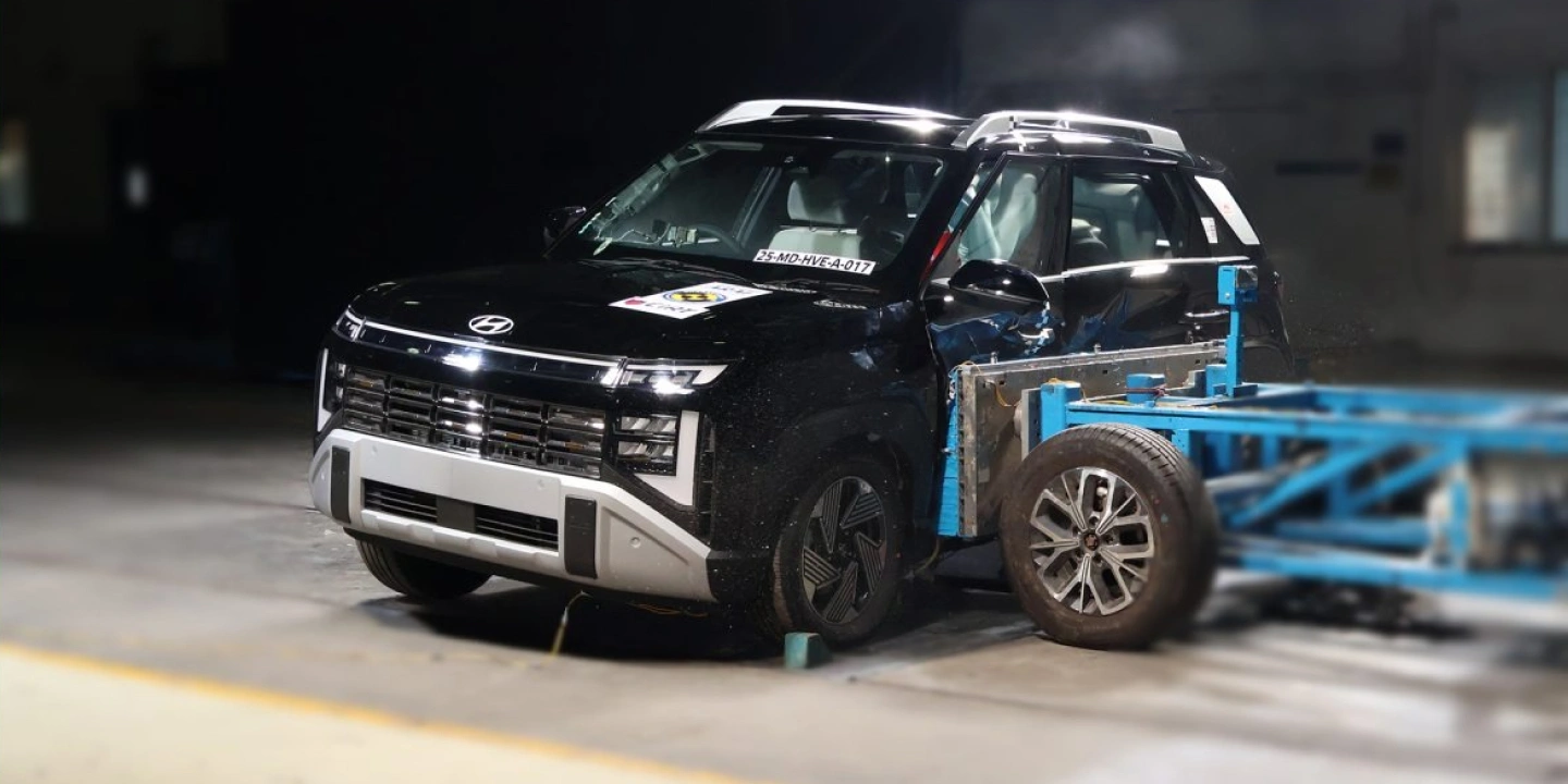 Hyundai Venue Scores 5-Star Bharat NCAP Safety Rating_ Full Crash Test Scores & Details-2