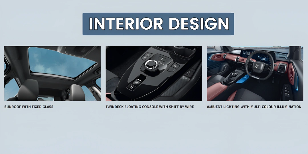 Maruti e Vitara Interior