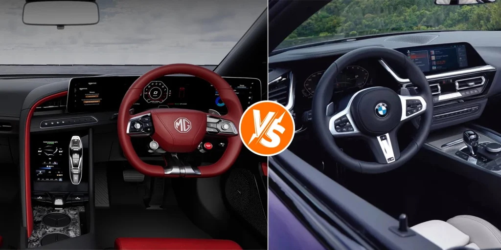 MG Cyberster EV vs BMW Z4