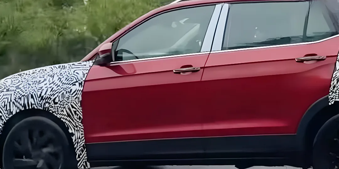 2025 Volkswagen Taigun Facelift Breaks Cover During Road Tests In India