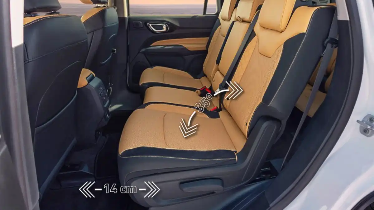 Jeep Meridian Track Edition Sliding Second Row Seats