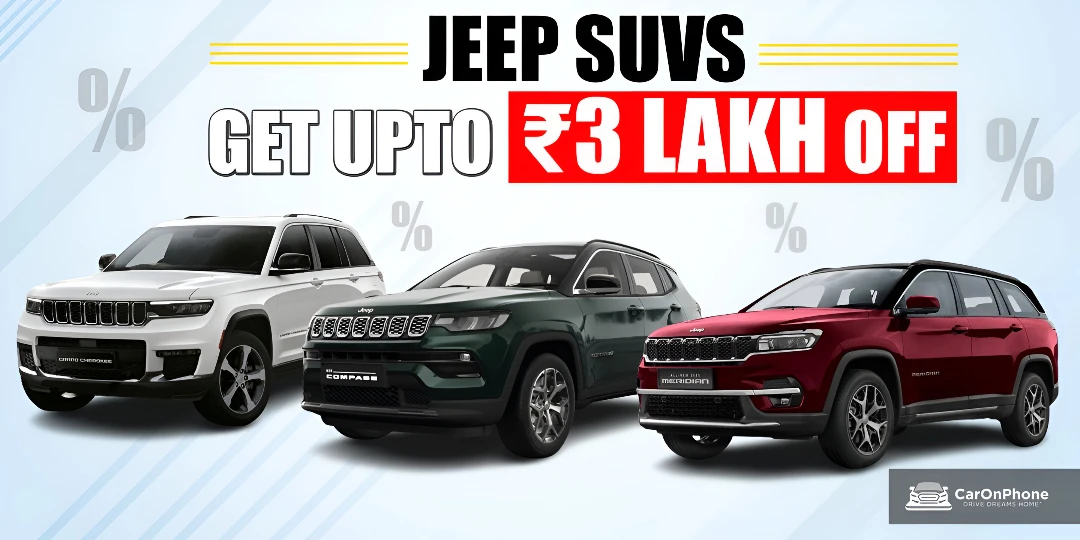 Jeep SUV Discounts In November Go Up To Rs 3 lakh Cover