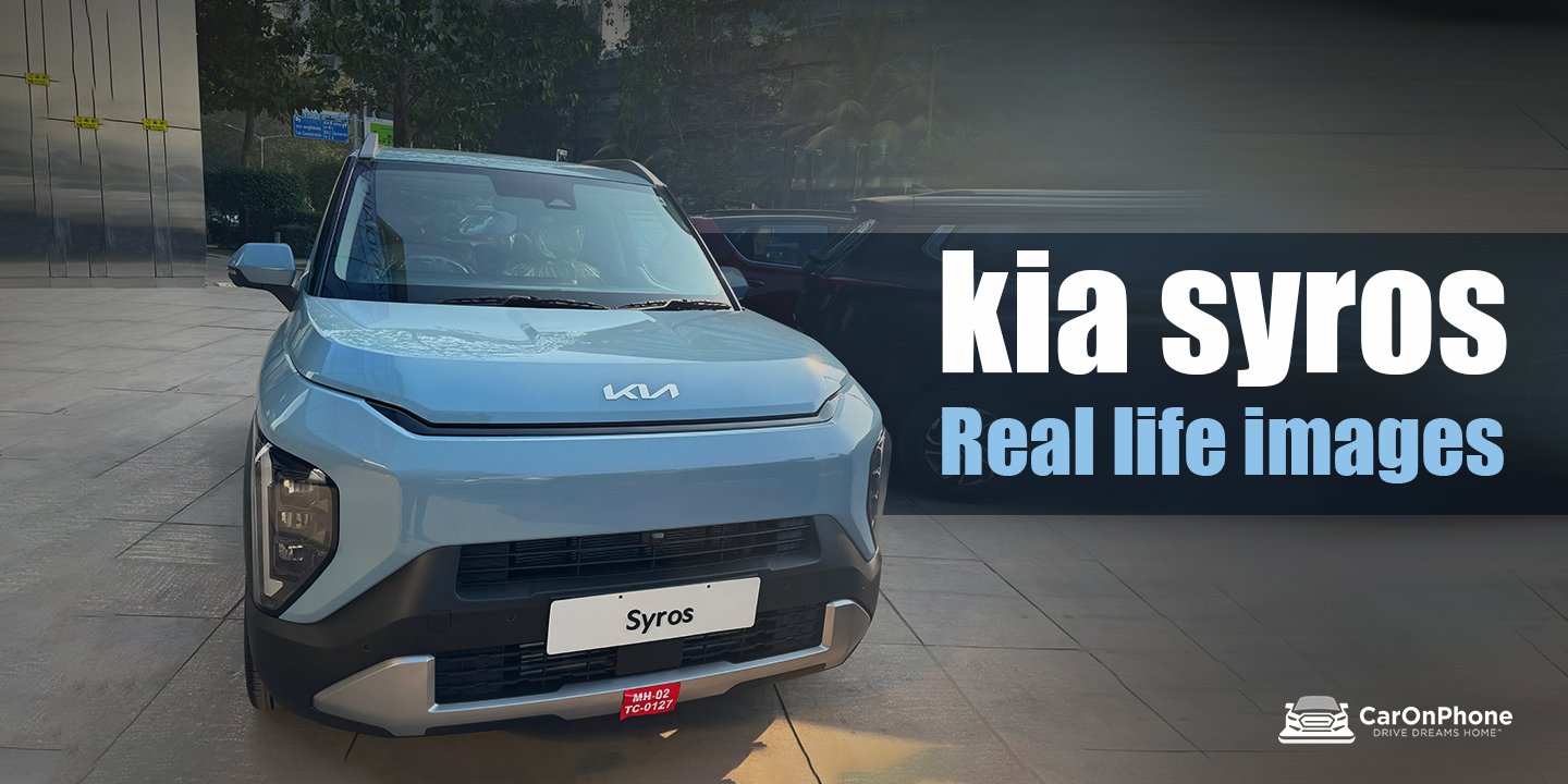 Kia Syros real life images