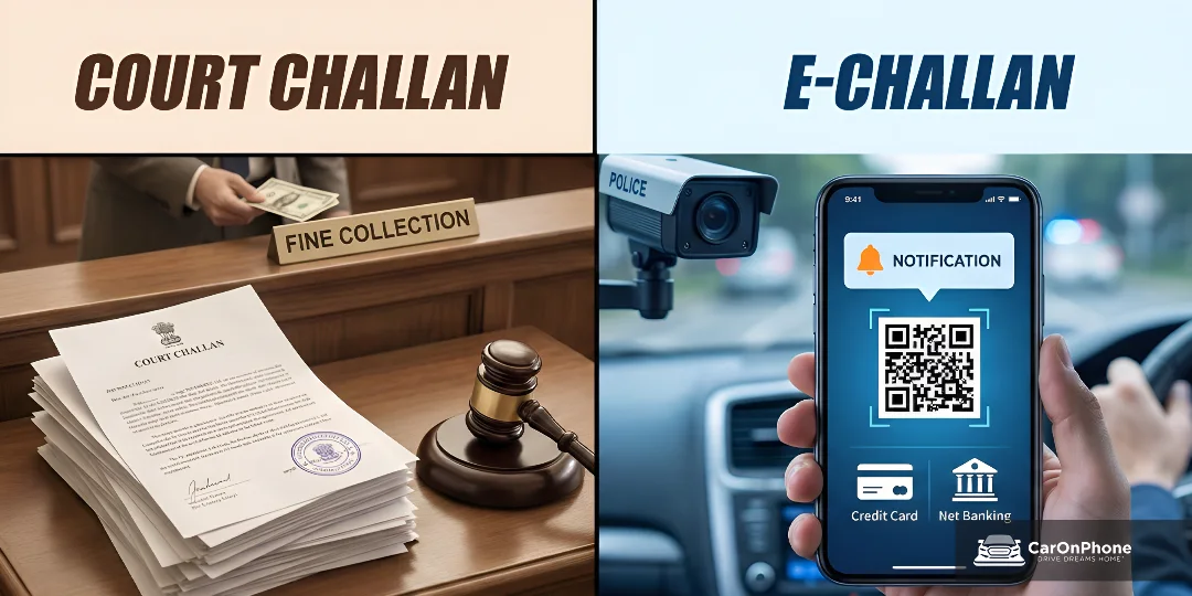 Key Differences Between Court Challan And E-Challan_