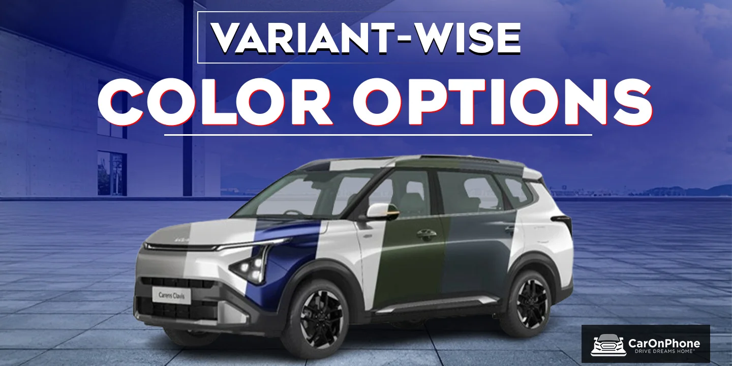 2025 Kia Carens Clavis Variant-Wise Color Options