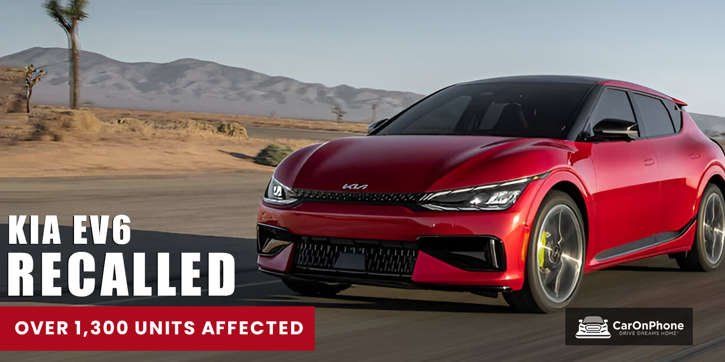 Kia EV6 Electric SUV Recalled Over ICCU Issue, Over 1,300 Units Affected