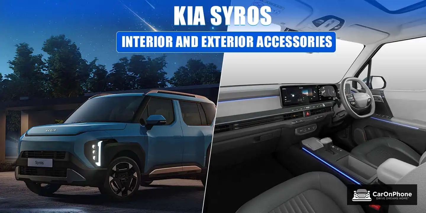 Kia Syros Interior and Exterior Accessories List With Price