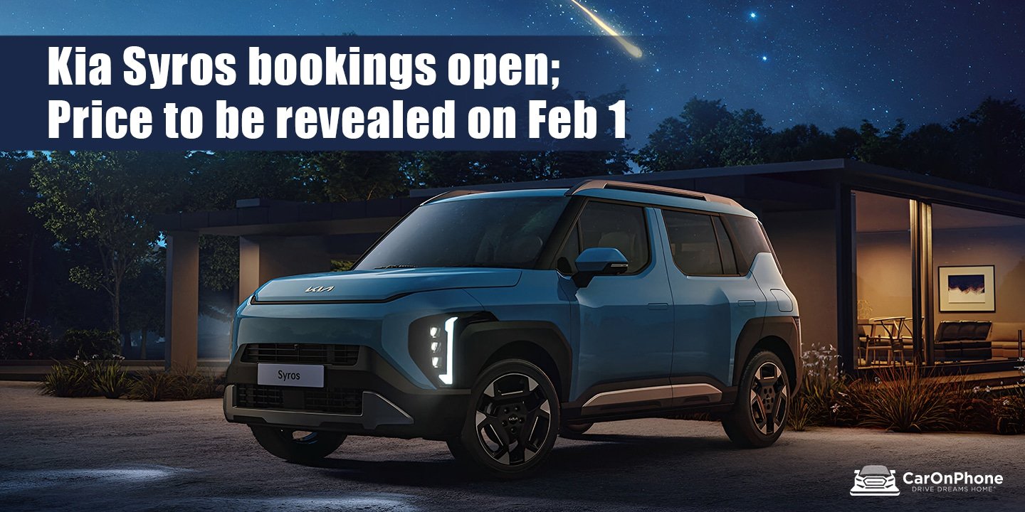 Kia Syros bookings open