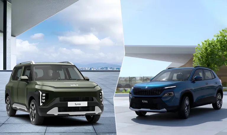 Kia Syros vs Skoda Kylaq – Detailed Fuel & Specs Comparison