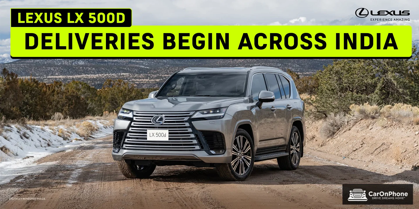 Lexus LX 500d Deliveries Begin Across India!