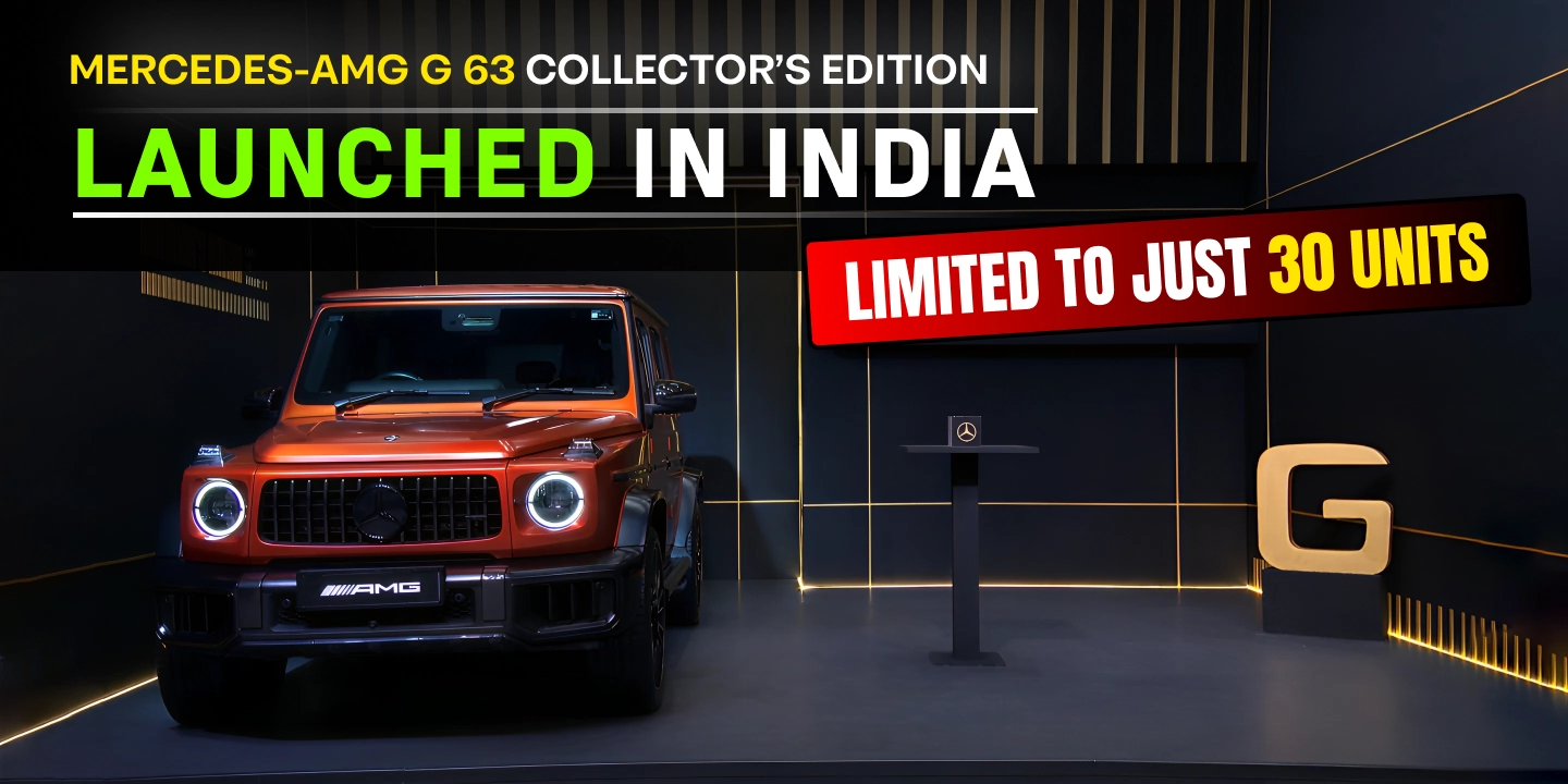 Mercedes-AMG G 63 Collector’s Edition Launched in India, Limited to just 30 units