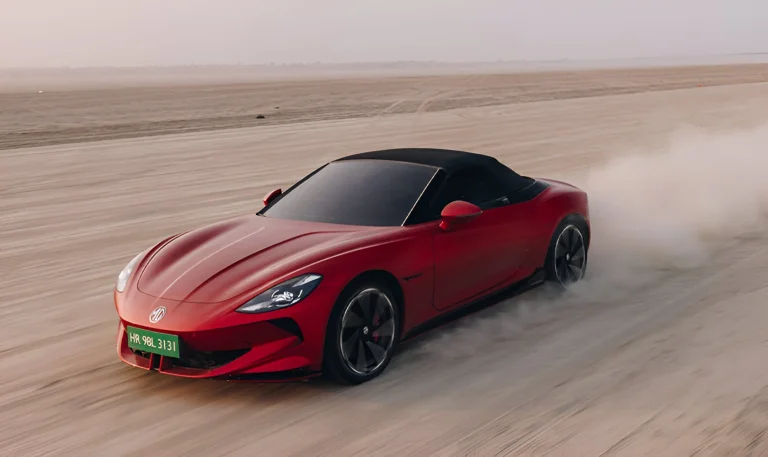 MG Cyberster Lands June 2025 – Futuristic Electric Roadster in India