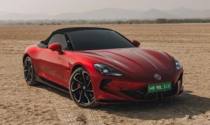 MG Cyberster Price in India Now ₹77.49 Lakh After ₹2.50 Lakh Increase