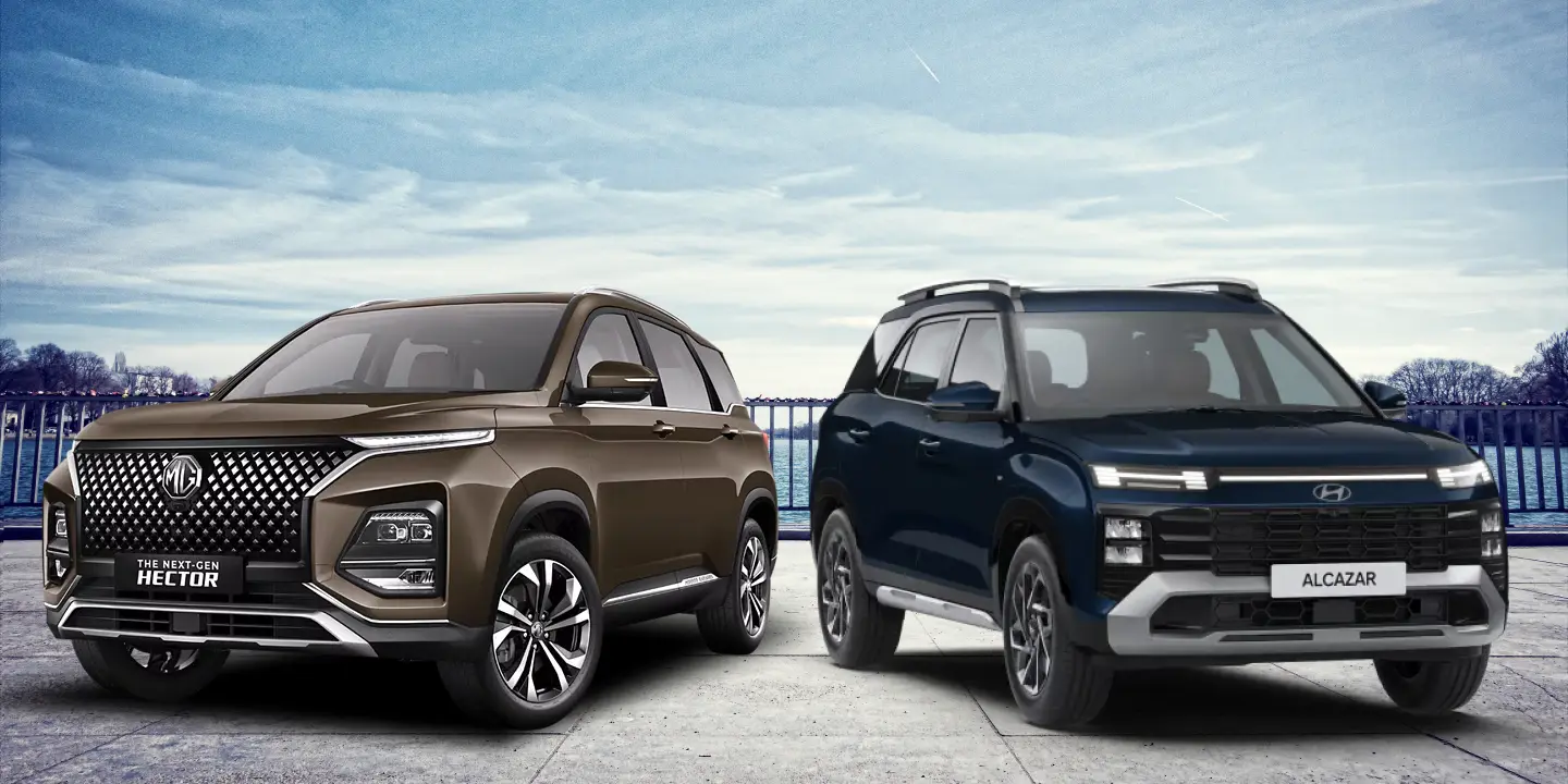 MG Hector and Hyundai Alcazar_ Spacious Family SUVs