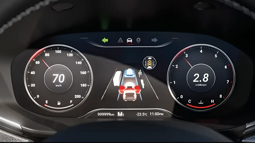 MG Majestor Digital Cluster