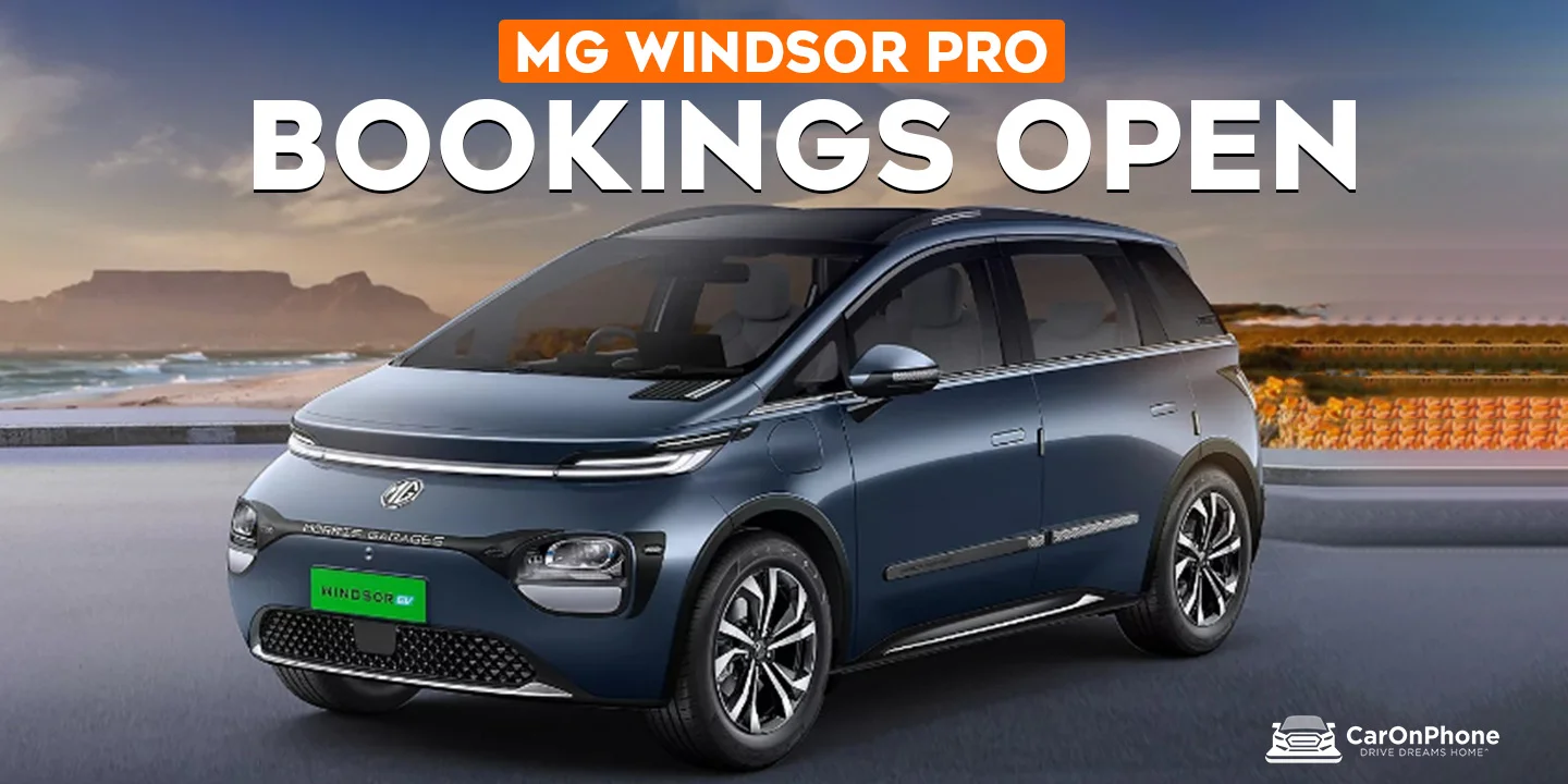 MG Windsor Pro Bookings Open, Check Price and Features