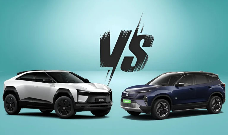 Mahindra BE 6 vs Tata Harrier EV: Feature, Range, Specs Compared!