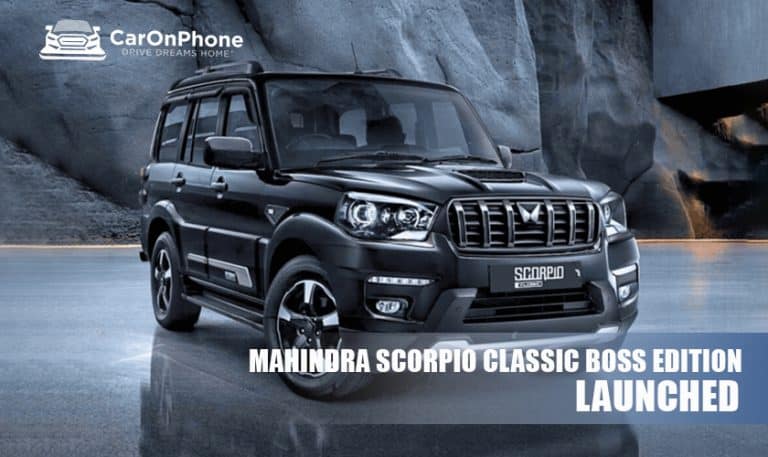 Mahindra Scorpio Classic Boss Edition launched