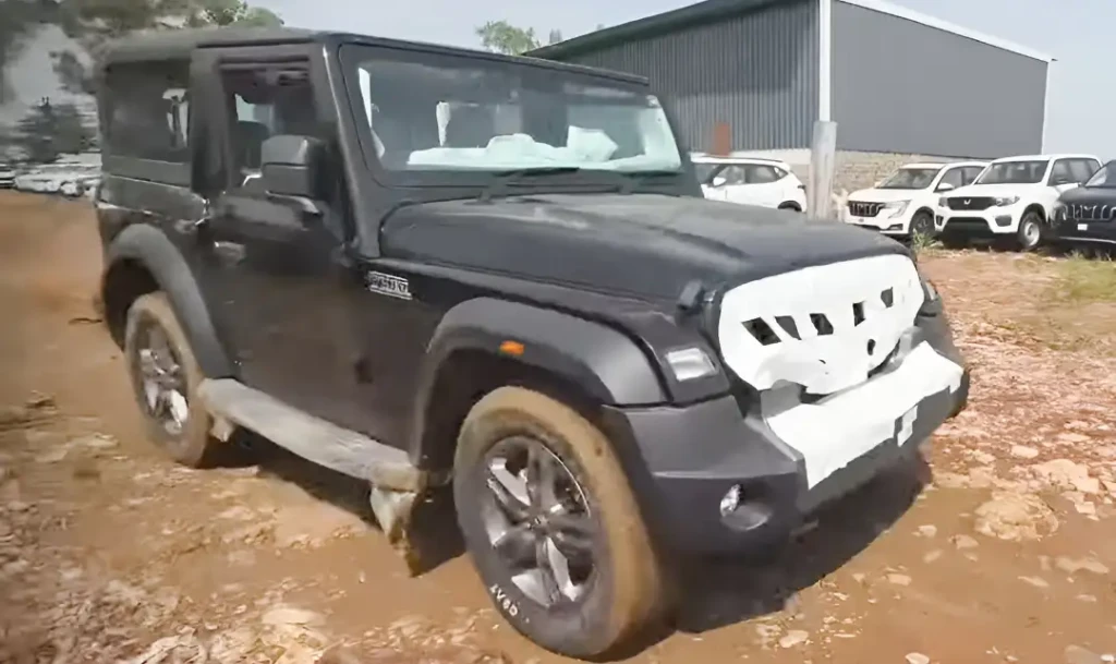Mahindra Thar 3 Door Facelift Caught Ahead of October Launch