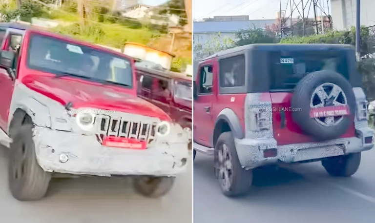 Mahindra Thar Roxx 2026 Test Mule Spied During Testing