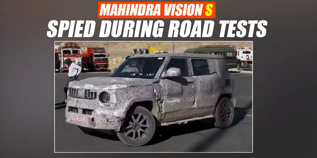 Mahindra Vision S in Production-ready Form Seen Testing Again Cover