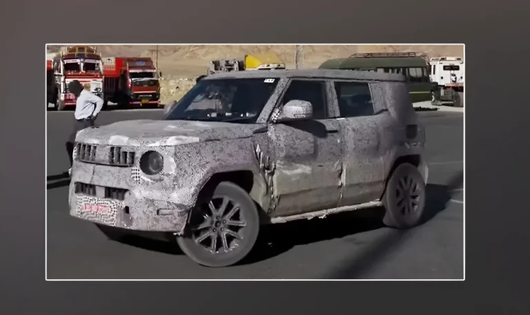 News image for Mahindra Vision S in Production-ready Form Seen Testing Again