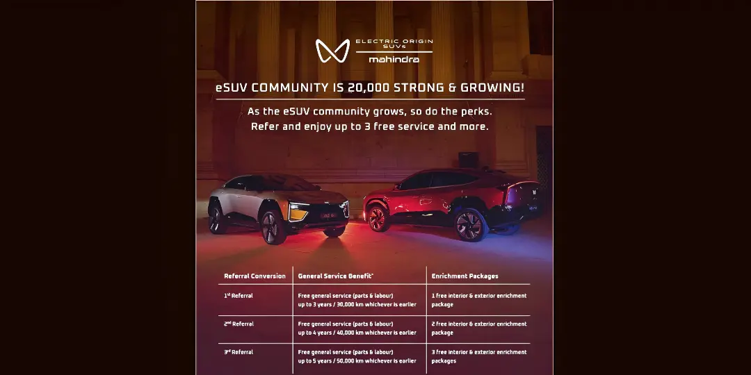 Mahindra XEV 9e & BE 6 Referral Program