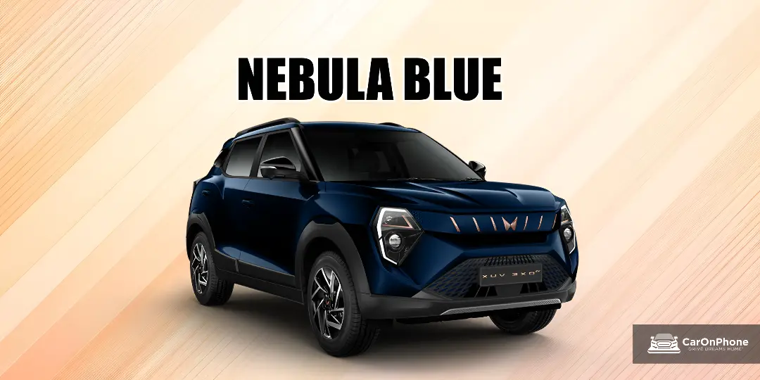 Mahindra XUV 3XO EV NEBULA BLUE