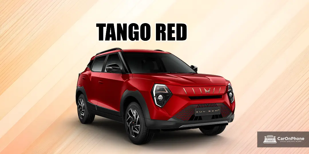 Mahindra XUV 3XO EV TANGO RED