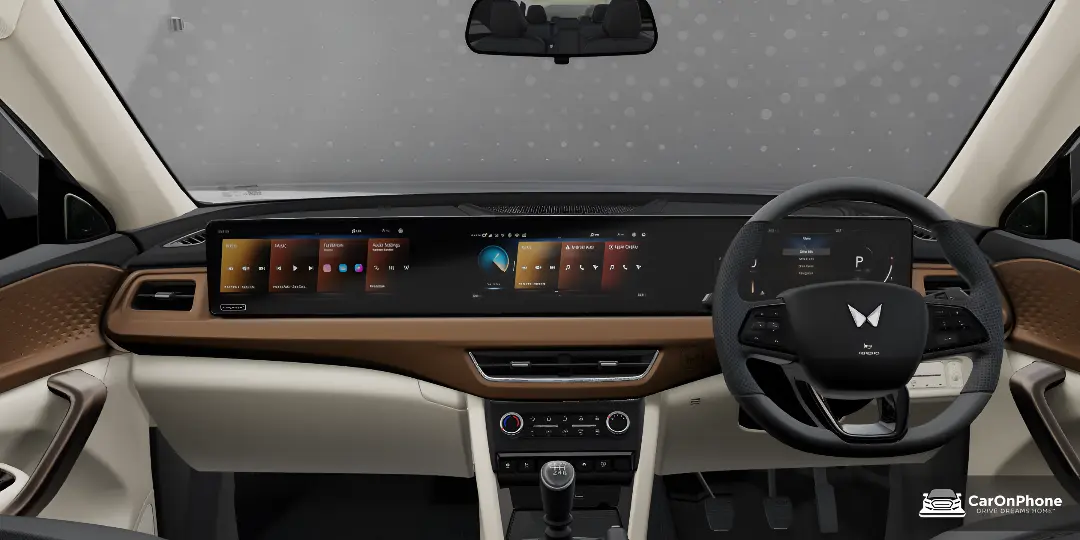 Mahindra XUV 7XO AX Base Variant Interior Layout