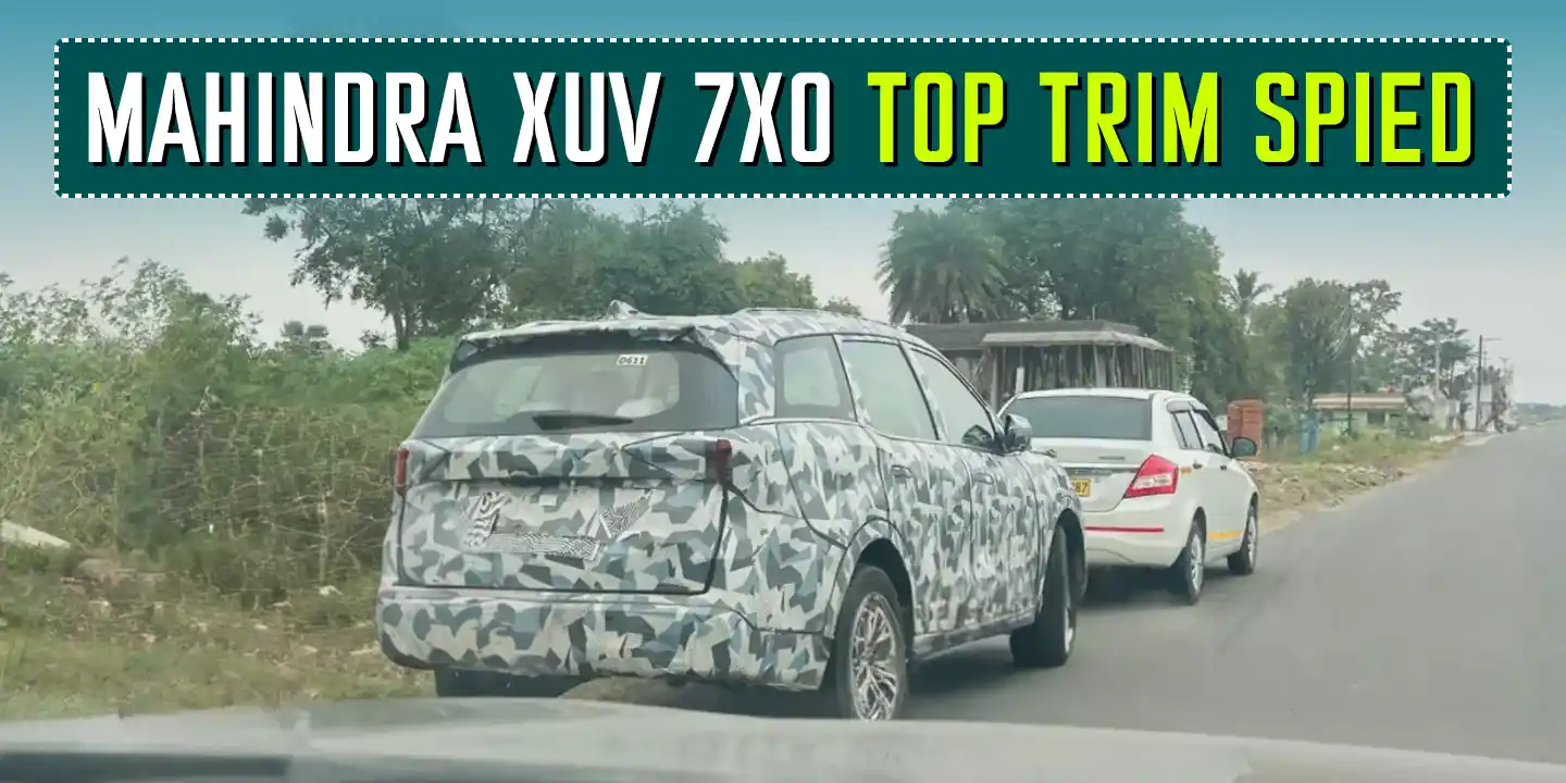 Mahindra XUV 7XO Top Trim Spy Shots: What to Expect From It 