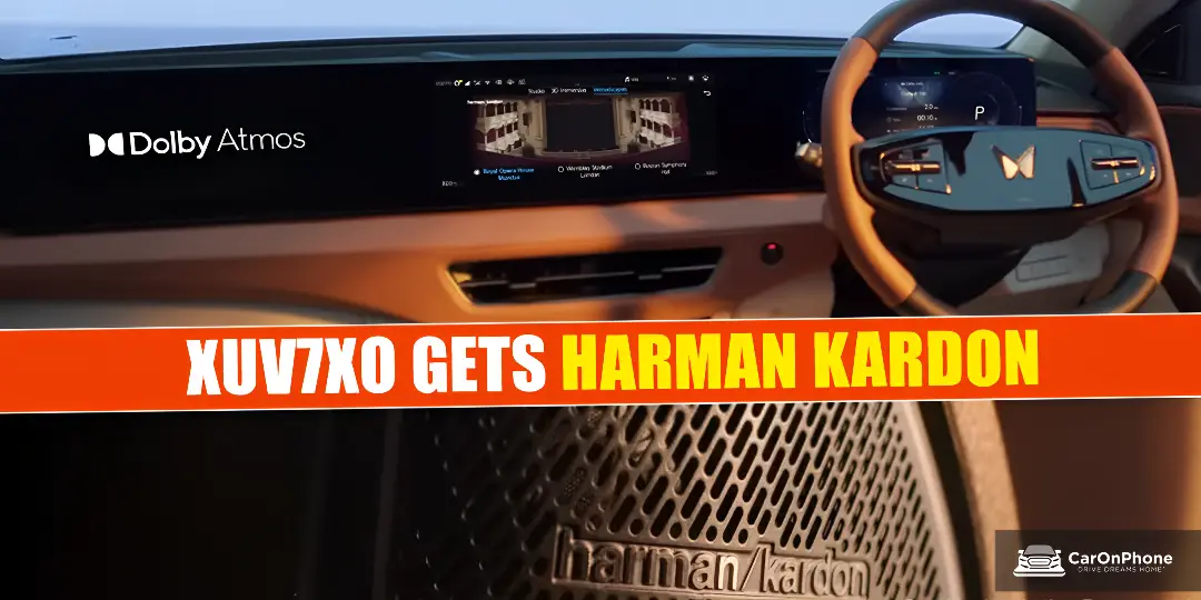 Mahindra XUV7XO Latest Teaser Reveals Harman Kardon Sound System