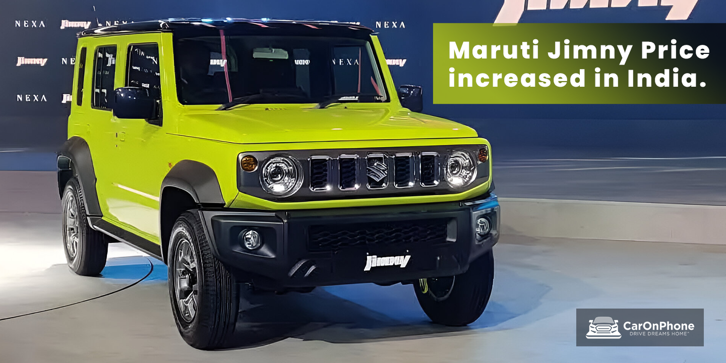 Maruti Jimny Price increased in India