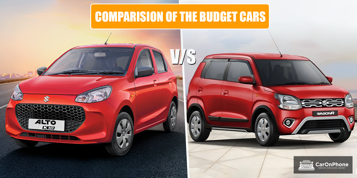 Maruti Suzuki Alto K10 vs Maruti Suzuki Wagon R, A Detailed Comparision of the Budget Cars