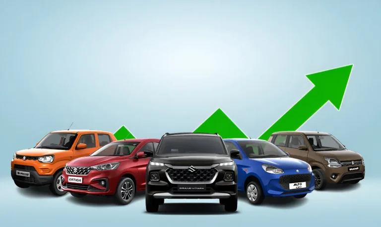 Maruti Suzuki Aug 2025 Sales at 1.8 Lakh Units, Exports Up 41%