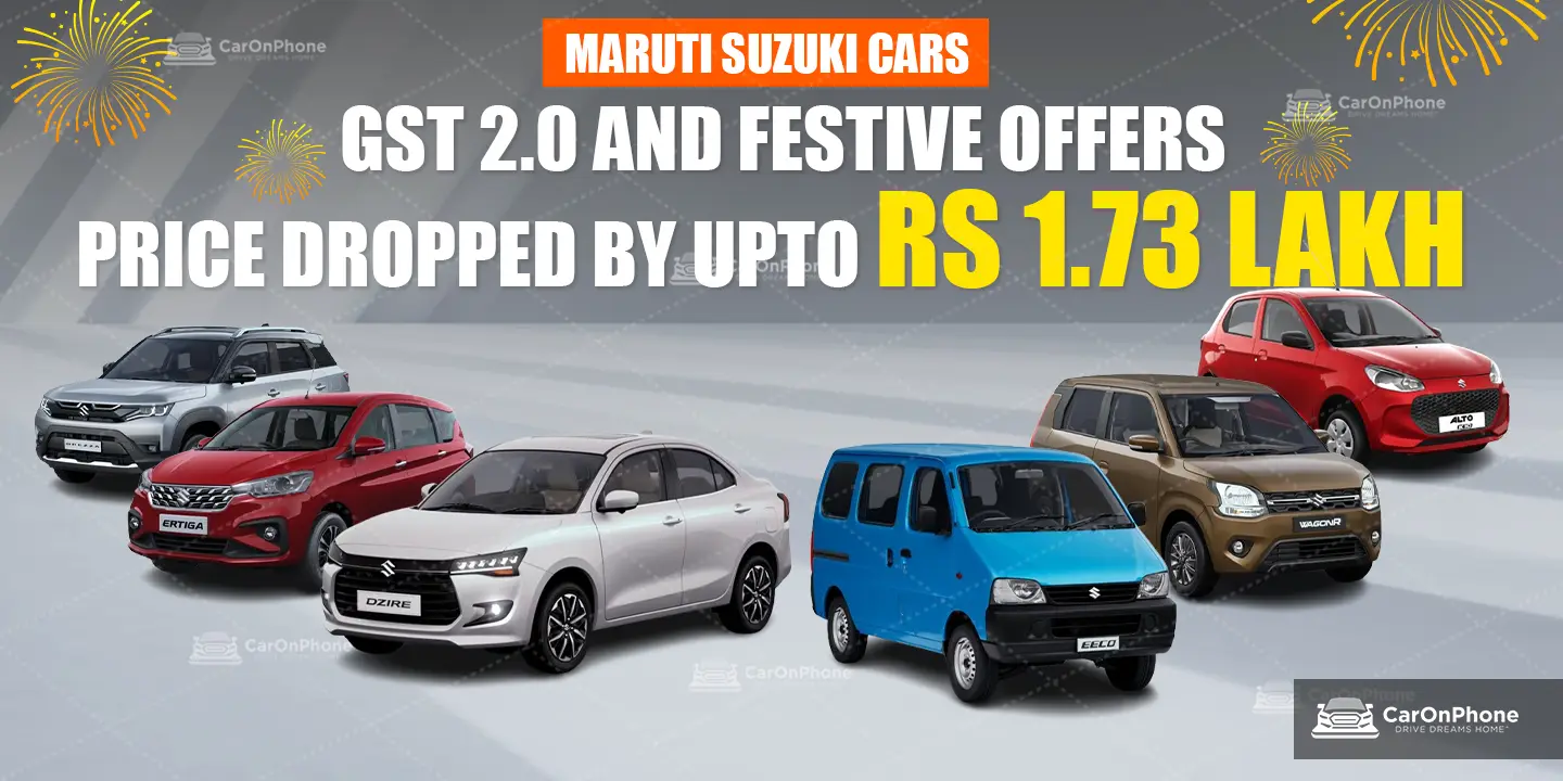 Maruti Suzuki Cars GST 2.0 And Festive Offers