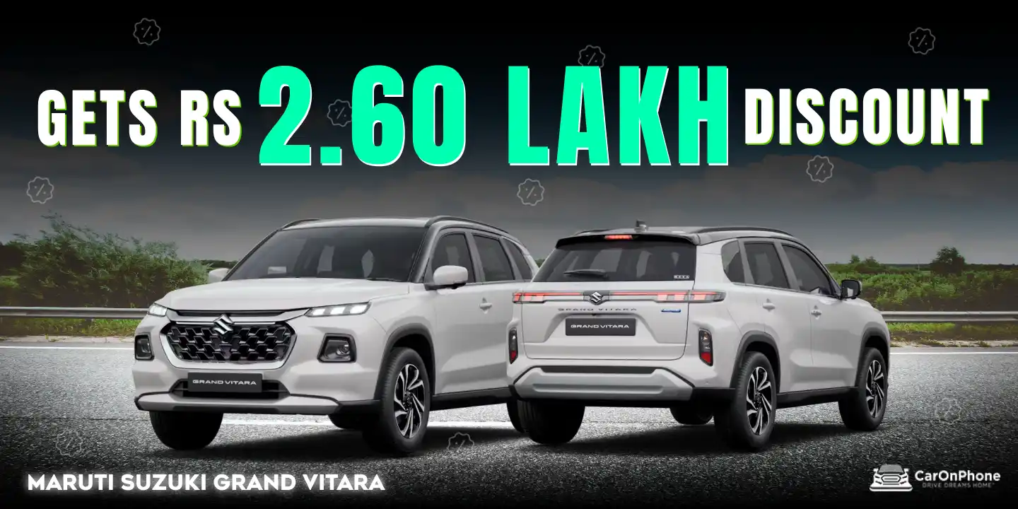 Maruti Suzuki Grand Vitara Discount Go Up To Rs 2.60 lakh In November 2025 Cover