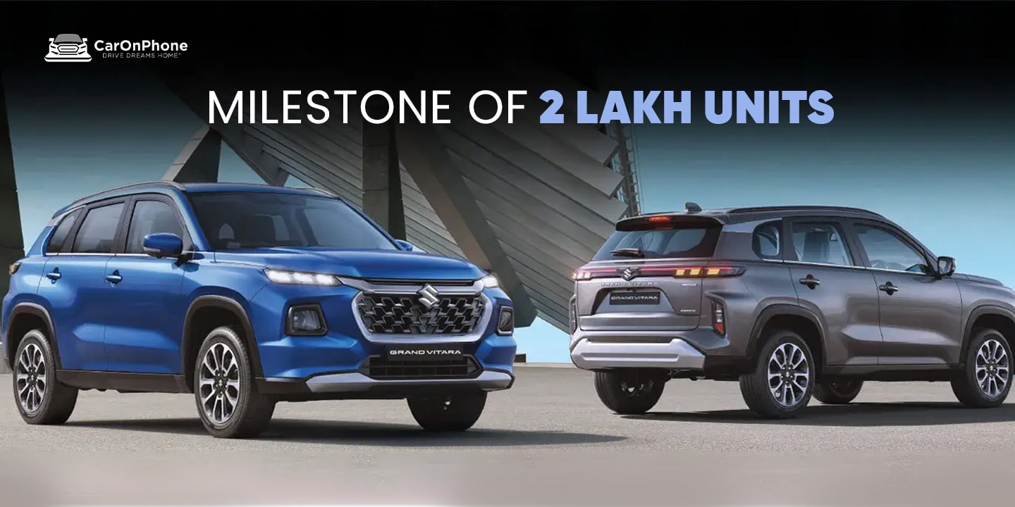 Maruti Suzuki Grand Vitara Cross 2 Lakh Units in Just 22 Months