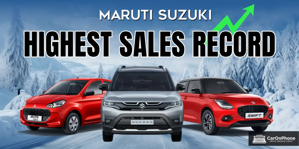 Maruti Suzuki Makes History, Posts Highest Ever Sales In India Cover