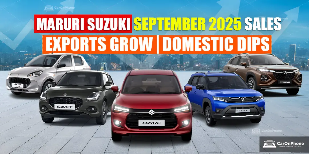 Maruti Suzuki September 2025 sales. cover