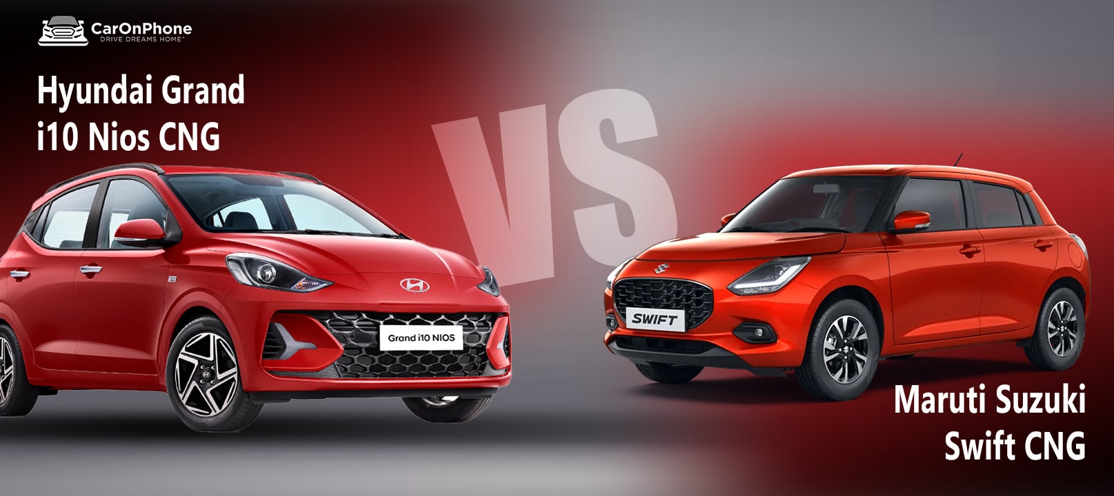 Maruti Suzuki Swift CNG vs Hyundai Grand i10 Nios CNG